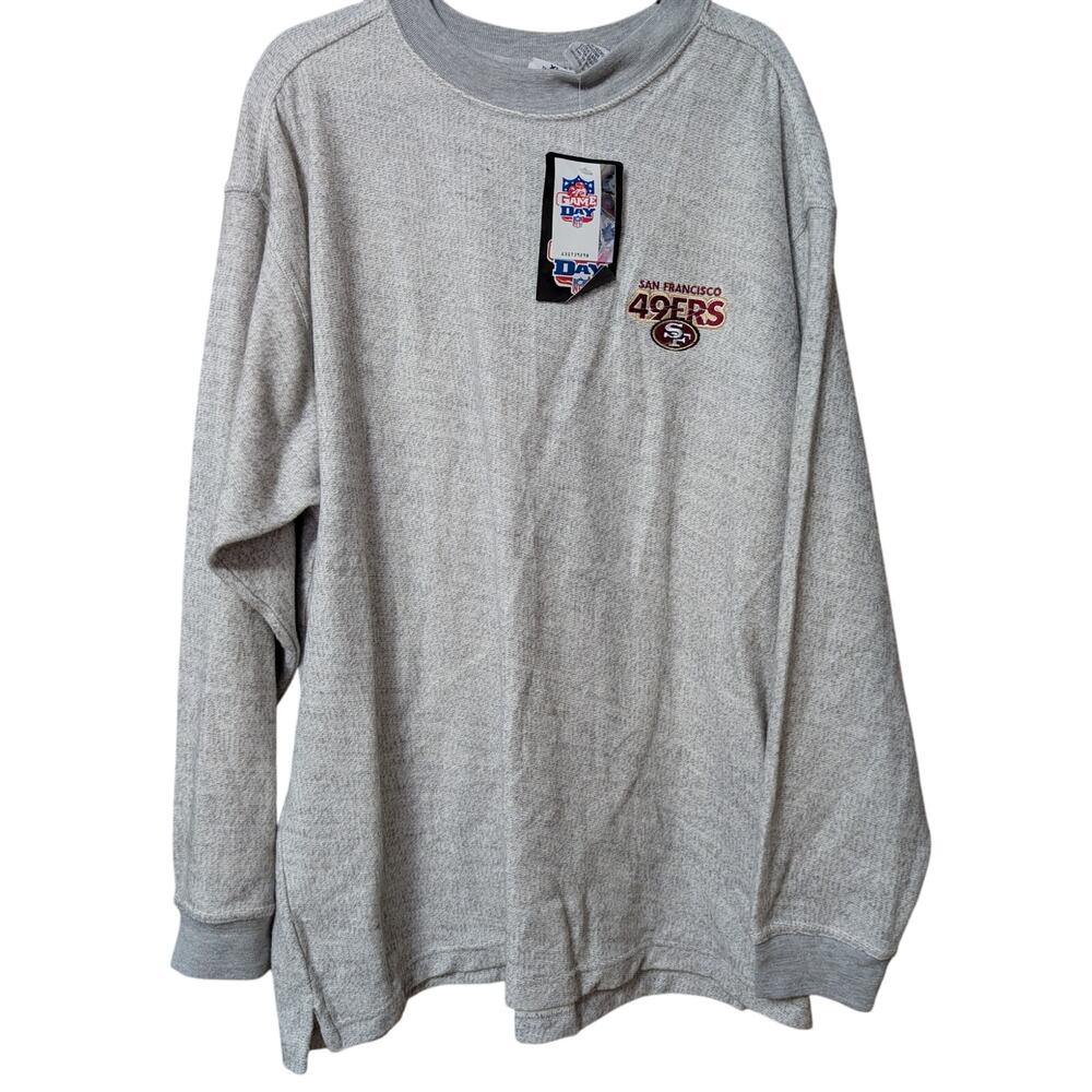 Vintage San Francisco 49ers Size XL Long Sleeve Crewneck Sweater New With Tags